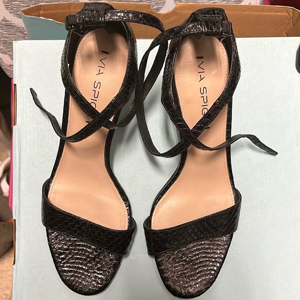 Via Spiga strappy heels Size 9